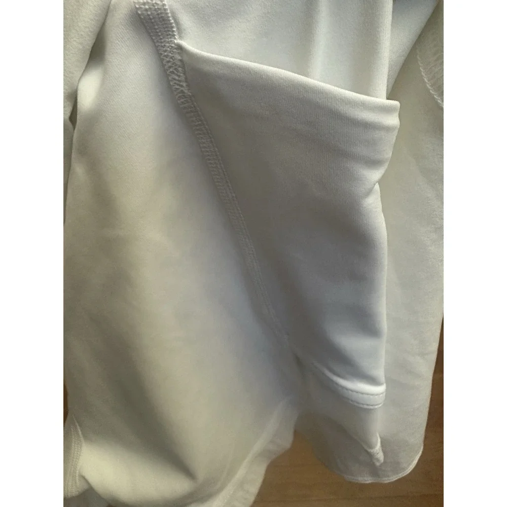 Lululemon Court Rival High Rise Skirt Size 4 White Tennis Pickleball Skort